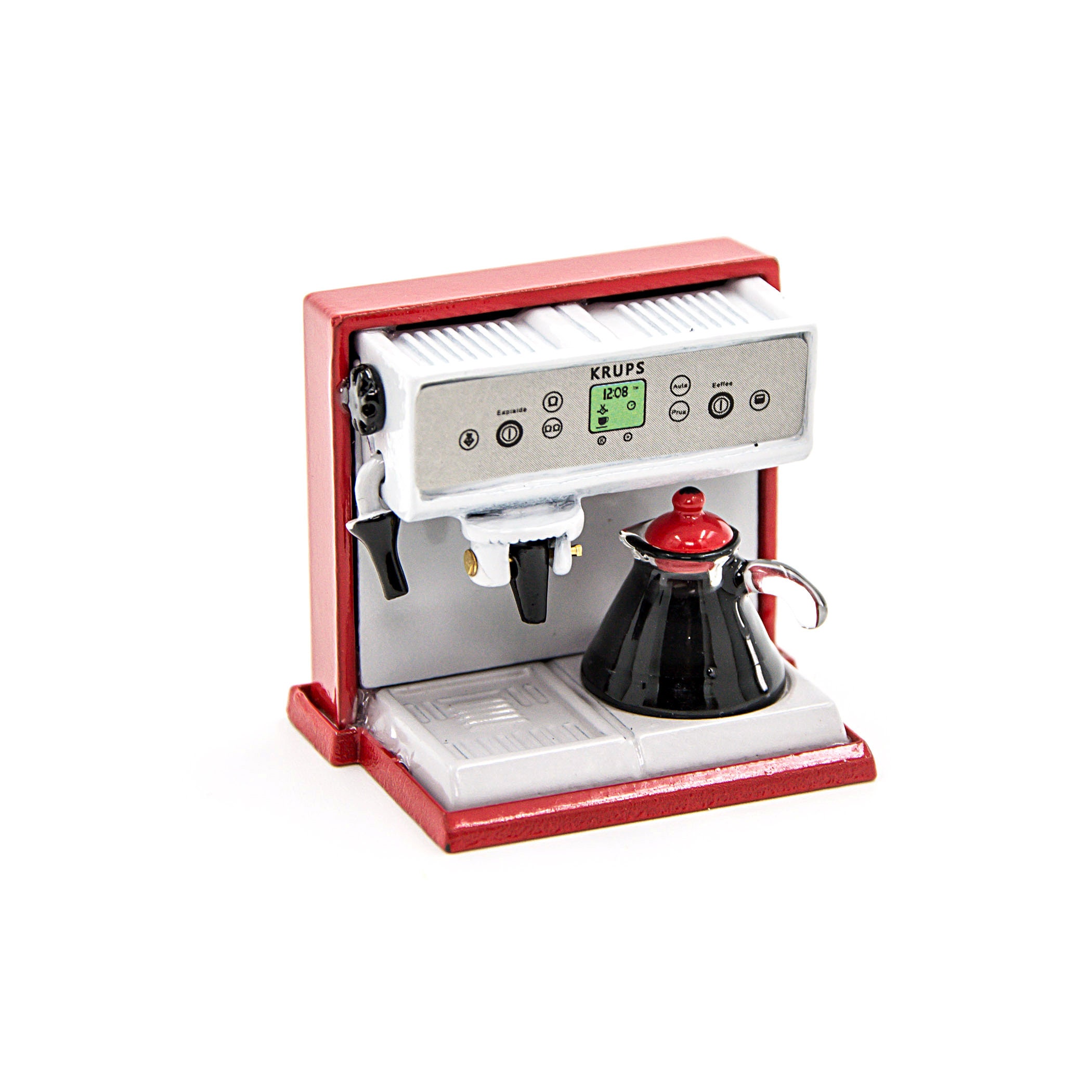 Miniature Coffee Maker Machine Dollhouse Miniatures Kitchen Etsy