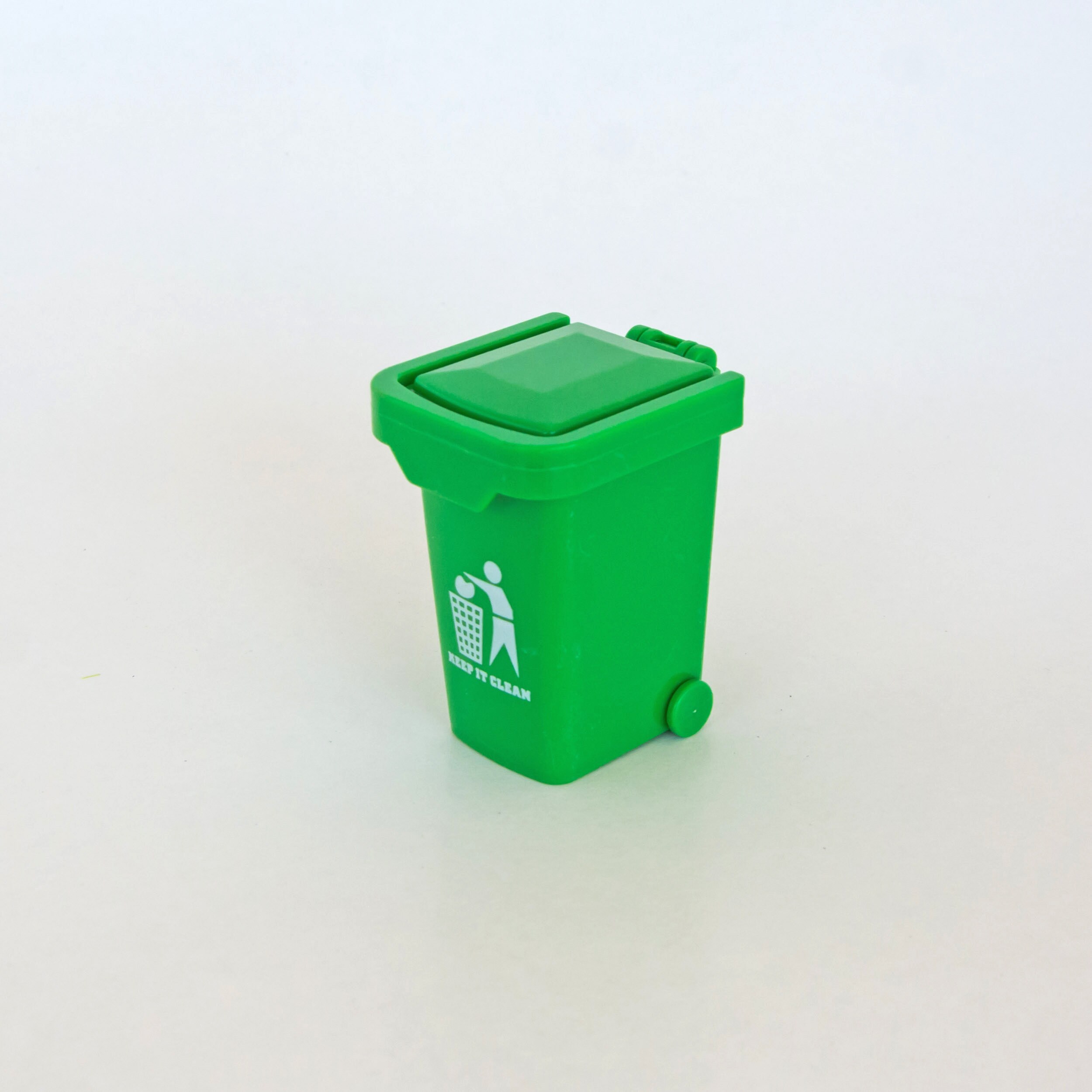 Miniature trash can Dollhouse miniatures Props replica Etsy