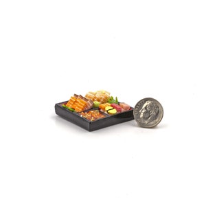 Miniature Japanese sushi Dollhouse food