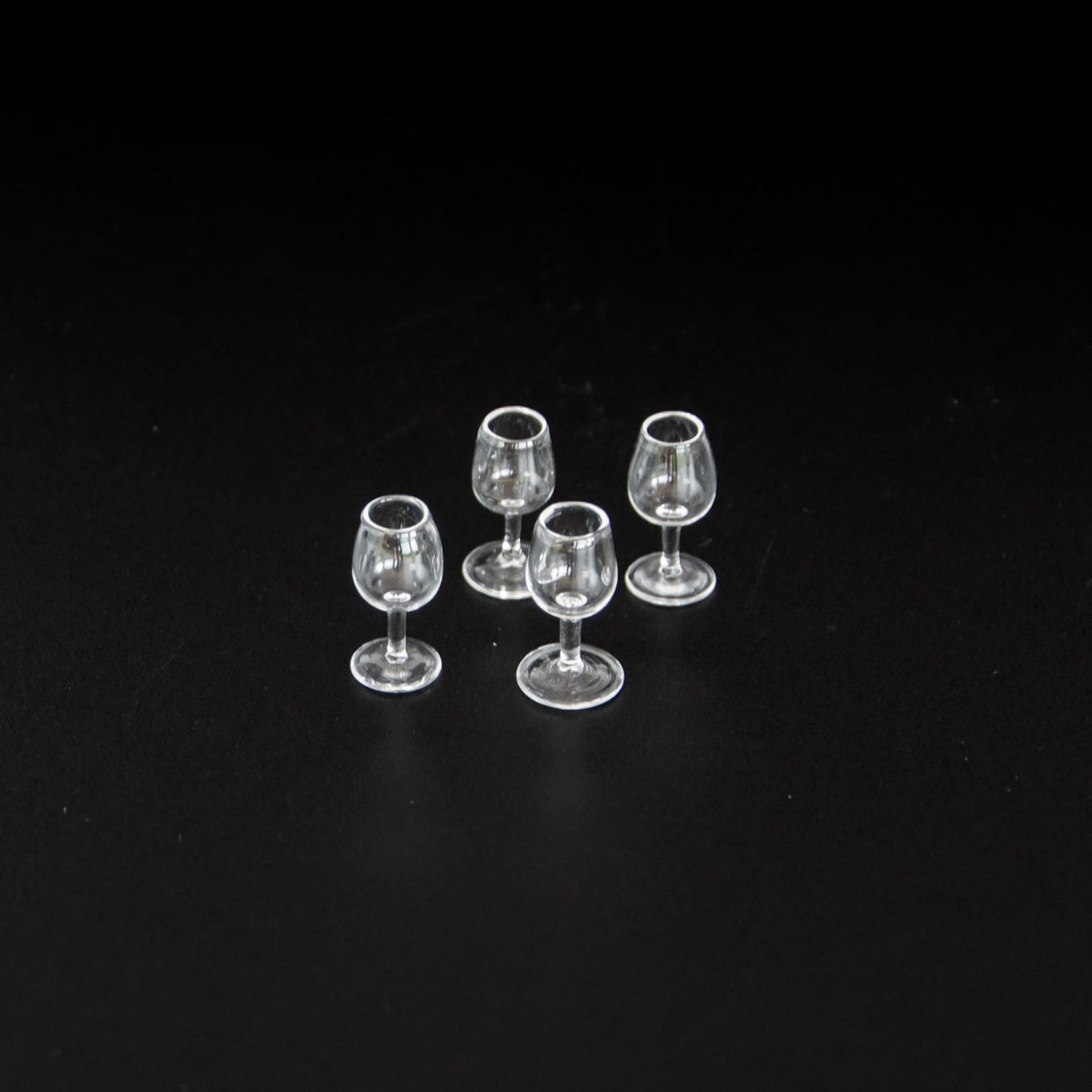 4 Miniature Wine Glasses Handmade Glassware Etsy