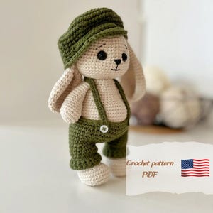 Bunny Crochet pattern, crochet bunny, bunny toy pattern