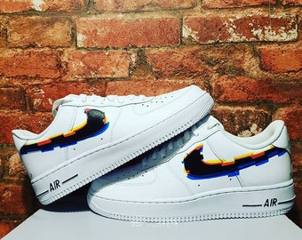 glitch effect air force 1