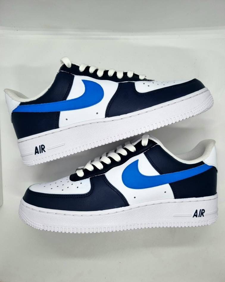 RLCS Custom Air Force 1 Low's by Semaj621. It features a blue