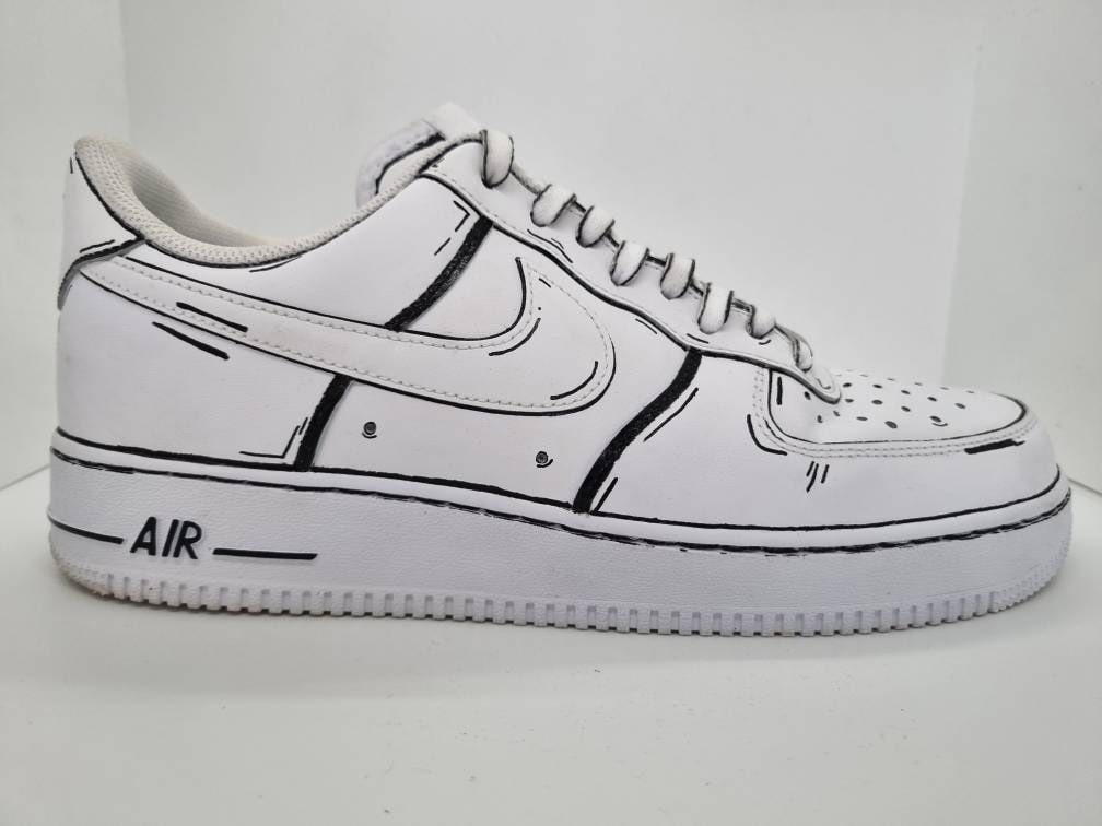 Custom “OFF-WHITE CARTOON” Air Force 1 (ALL COLORS/ALL SIZES/MADE TO ORDER)