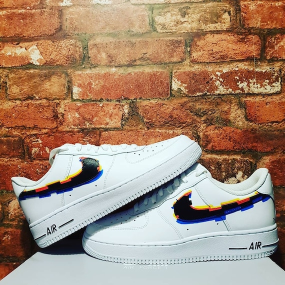 Nike Air Force 1 Low '07 Glitch Swoosh Sneaker