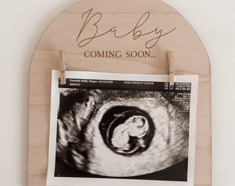 ultrasound sign |sonogram| wood sign | pregnancy announcement | gift for mom| ultrasound holder | Ultrasound frame| sonogram picture display