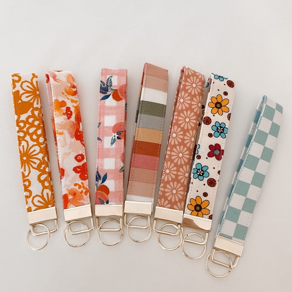 Fabric Keychains Etsy
