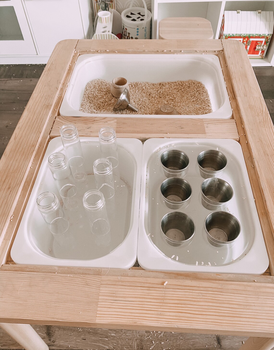 Ikea Sensory Bin Sensory Bottles Montessori Materials Etsy