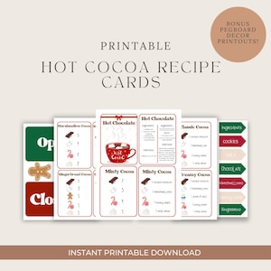 Receitas de Coca Quente | Brincadeira Sensorial Imaginativa | Cartões de Chocolate Quente | Configuração de Mesa Sensorial | Decoração de Mesa Sensorial de Inverno | Configuração de Brincadeira de Faz de Conta