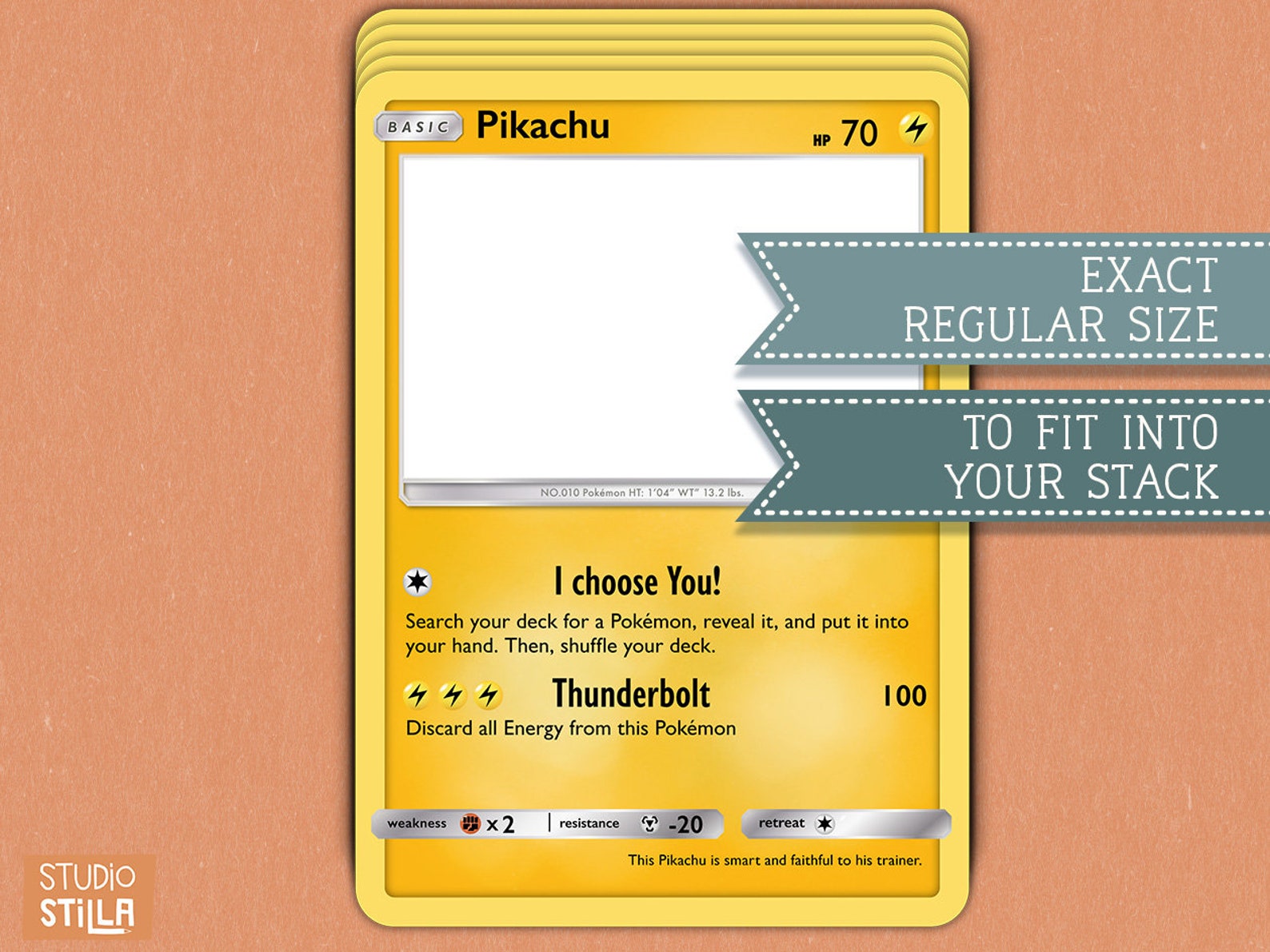 Printable Pokemon card templates. Multiple regular sized blank | Etsy