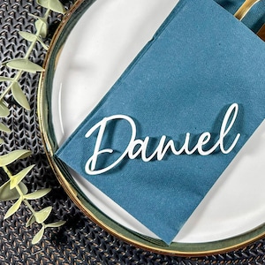 Marque-places pour mariage, noms de table personnalisés imprimés en 3D, étiquettes de lieu pour nom, marque-places pour mariage, décoration de table, sièges élégants