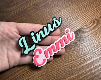 Namenschild-magneet, naammagneet, 3D-geprinte magneet met aangepaste naam, gepersonaliseerde koelkastmagneet met naam