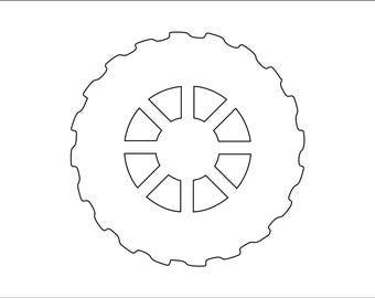 Wooden Tractor Wheel, Wagon Wheel Wooden Multiple sizes, Wagon Wheels Carriage, Wagon Wheel Shape