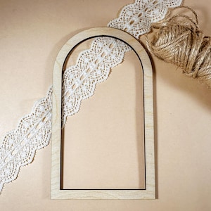 Arch outline frame Wooden hollow arch Crafts, Wooden arch frame, Wooden arch hollow arch, monument shape