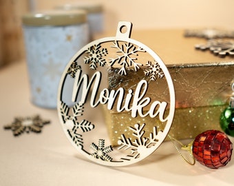 Benutzerdefinierte Weihnachtsbaumschmuck Personalisierte Strumpfanhänger für Geschenke Weihnachtsverzierung Personalisierter Geschenkanhänger Strumpf Namensschild Haustierstrumpf