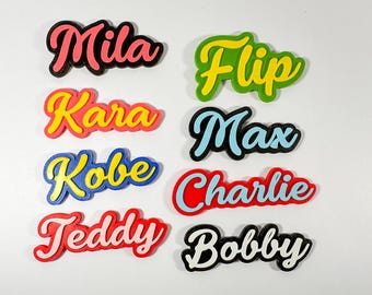 Name Magnet, 3D Printed Magnet with Custom Name, Personalized Fridge Magnet with name, Magnetisch Personalisierte Magnete Kuhlschrankmagnete
