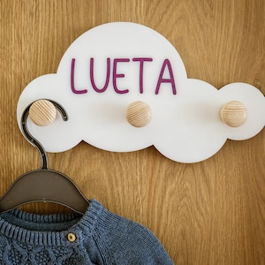 Wall Clothes Hanger Wall Hook for Kids Cloud Nursery Decor Cloud Wall ...