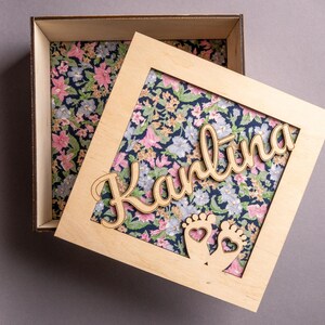 Erinnerungsbox für Babys, Personalisiertes Geschenk für Kinder, Erinnerungsbox für Babys, Geschenkbox für Kleinkinder, Geschenkbox Zur Taufe, Geschenkkorb für Neugeborene