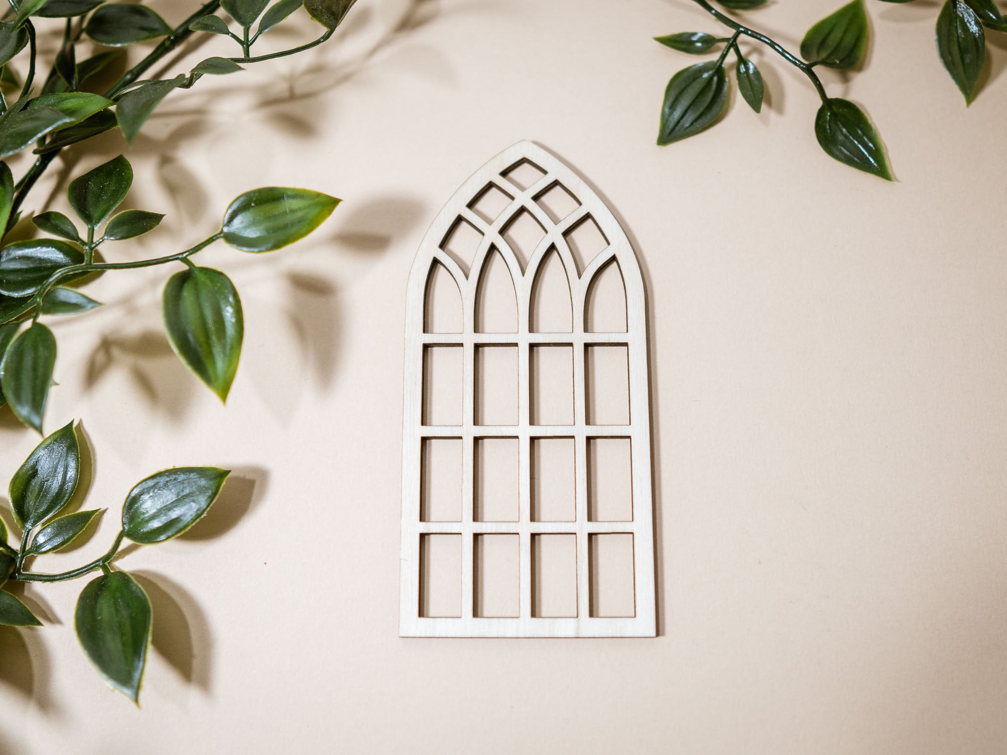 Wooden window various sizes for crafts, decoration, rectangle window, fairy window, elf door window, doll house window, natural wood