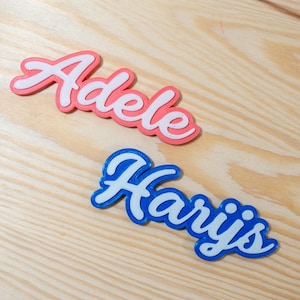 8&quot; width Name Magnet, 3D Printed Magnet with Custom Name, Personalized Fridge Magnet with name, Locker name magnet White board magnetic sign