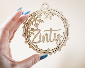 Personalisierte Geschenkanhänger Kundenspezifische Weihnachtsbaumschmuck für Geschenke Weihnachtsverzierung Geschenkanhänger Strumpfnamenschild Haustierstrumpf