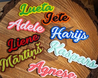 Namensschild Name Magnet, 3D Printed Magnet with Custom Name, Personalized Fridge Magnet with name
