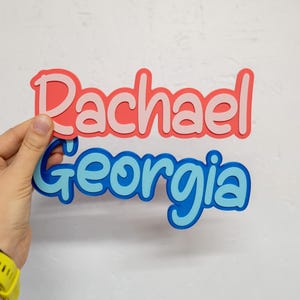 Magnetic Sign for White board, Name Magnet, 3D Printed Magnet with Custom Name, Personalized Fridge Magnet with name, Locker name magnet