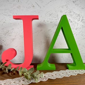 Letras independientes impresas en 3D, decoración de guardería para bebé niño niña, regalo para baby shower, letrero de boda, letras independientes, hogar, letra independiente