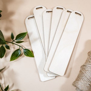 Blank wooden bookmark, unpainted wood bookmark blanks, diy wood bookmarks, tags