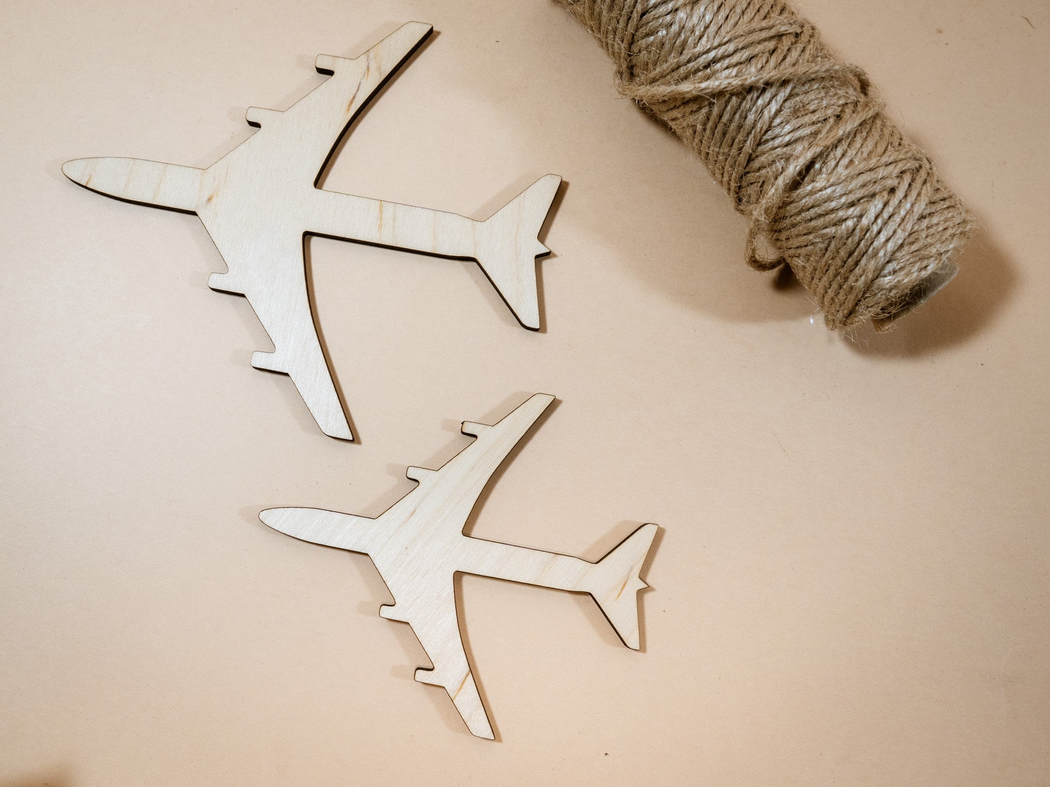 Progetto di lavorazione del legno per un modello di aeroplano in legno, aereo vintage fai da te (download digitale) - Italia