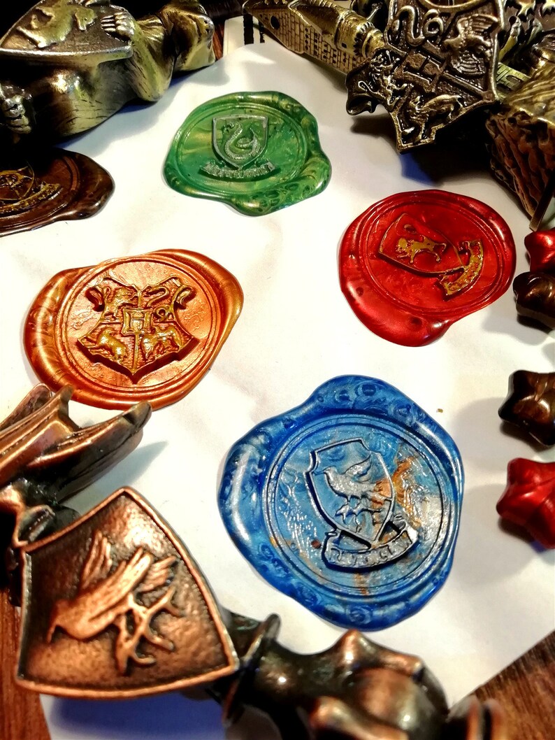3D Harry Potter Wax Seal StampWedding Invitation Wax Stamp | Etsy