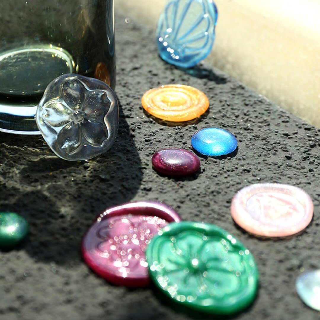 (000) Antique Crystal Transparent Ceramic Style Sealing Wax Sticks