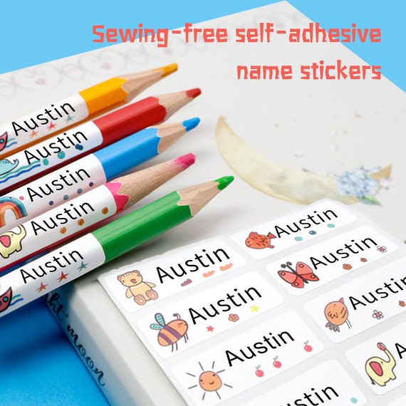 Name is Stickers/name Labels Tags Self-adhesive Name Label - Etsy
