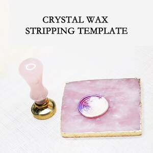 Modello di stripping Crystal Wax, versione creativa di stripping ottagonale del cuscinetto di tenuta in cera, montagne russe in marmo vento Beautiful Ins