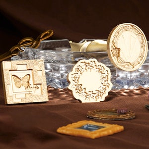 Kit timbro sigillo di ceralacca 3D personalizzato, timbro sigillo di ceralacca personalizzato con coniglio in rilievo, kit timbro ceralacca per invito a nozze