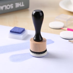 Mini Tintenfarben Mischwerkzeuge mit rund/gewölbten Schaumstoff Nachfüllern Set für Papier basteln Karten machen Scrap Neu Hot Diy