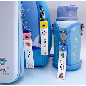 Nombre personal impermeable Llavero, Firma manuscrita, Diseño de arte de personalidad, Nombre Producción privada