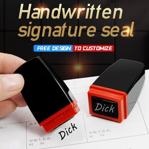 Timbres nommaux, sceau de signature manuscrit, sceau photosensible personnalisé, sceau de logo personnalisé
