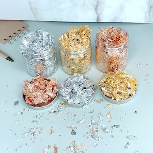 Kunstpapier Blatt Blätter Folie Blatt Papier Blätter Zum Vergolden DIY Nail Flake Art Decor