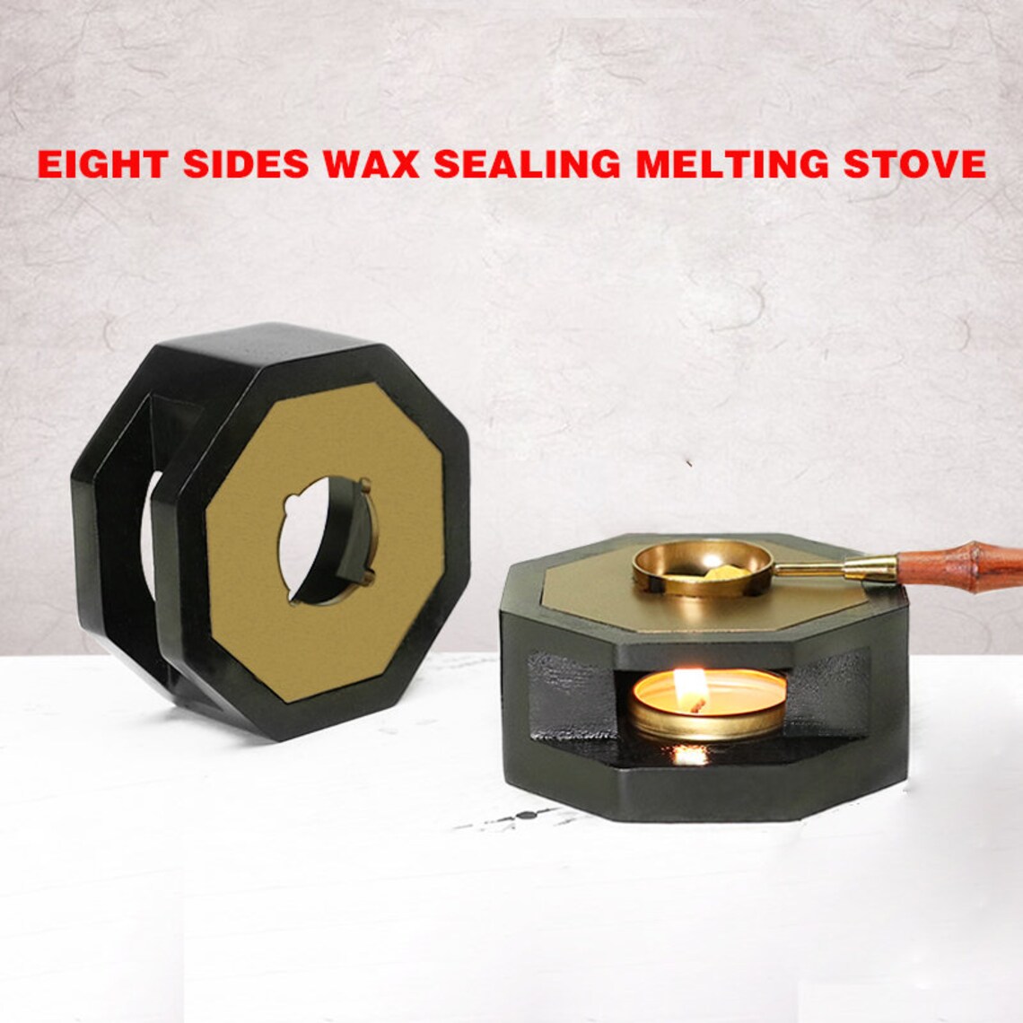 Eight Sides Wax Sealing Melting Stove Wax Melting Furnace Etsy