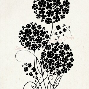Mooie Bloemen SmartScreen Stencil - Herbruikbaar, Zelfklevend - Canvas, Kaarten, Glas, Keramiek, Muren, Stof, Hout, Plastic, Metaal