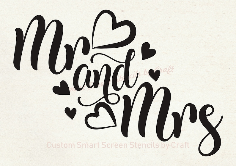 Mr And Mrs Silkscreen Stencil Self Adhesive Reusable Craft Etsy mr-and-mrs-silkscreen-stencil-self-adhesive-reusable-craft-etsy