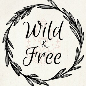 Wild en gratis Zeefdruk Stencil - Herbruikbaar, Zelfaanpassend - Canvas, Kaarten, Glas, Keramiek, Muur, Stof, Hout, Metaal, Klei, Plastic, Papier