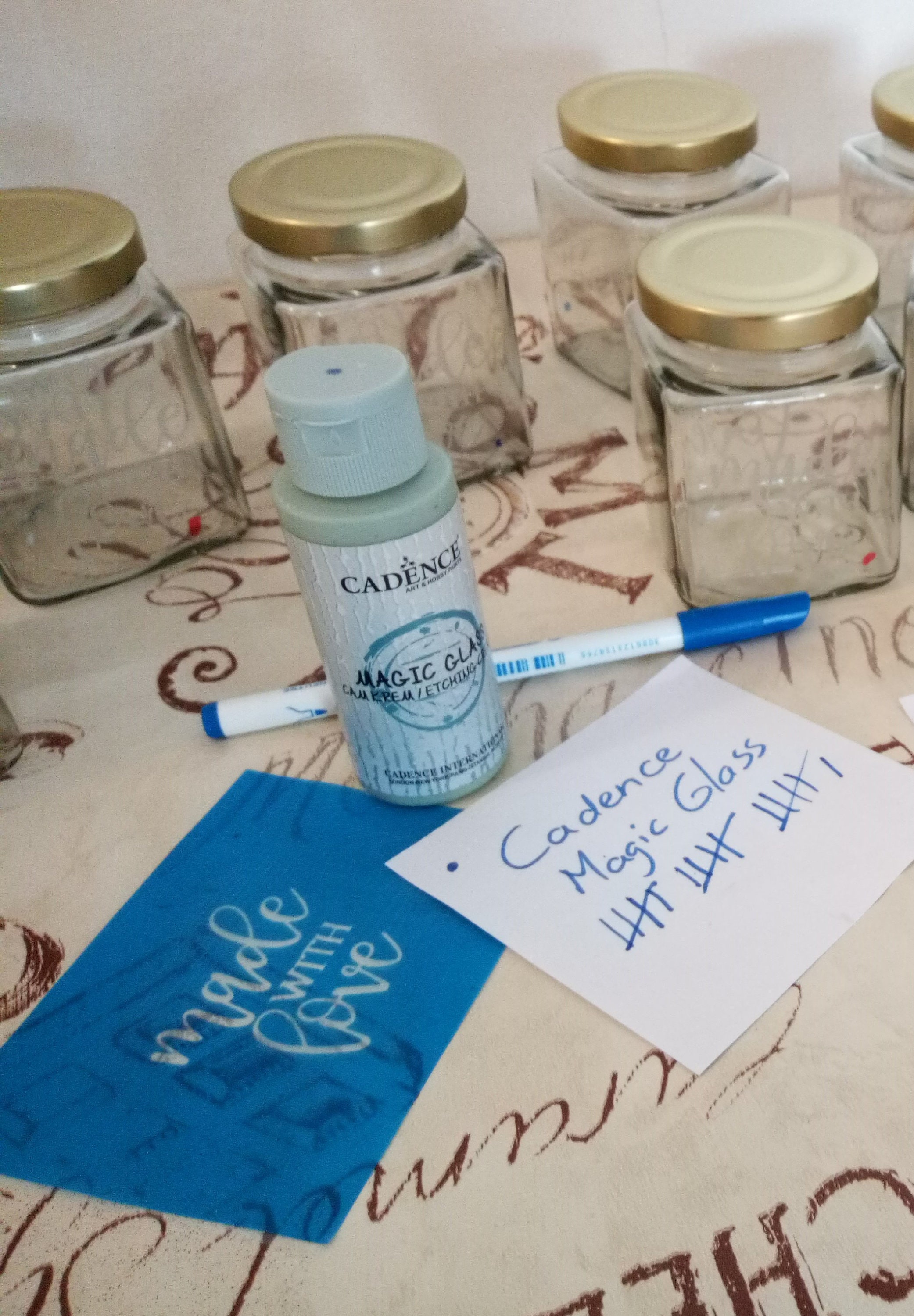 Cadence Magic Glass Etching Cream 59ml Permanently Etch Etsy UK