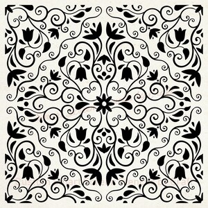 Plantilla de serigrafía francesa reutilizable personalizada - Sin costuras, adhesivo - lienzo, tarjetas, vidrio, cerámica, pared, tela, madera, metal, arcilla, etc.