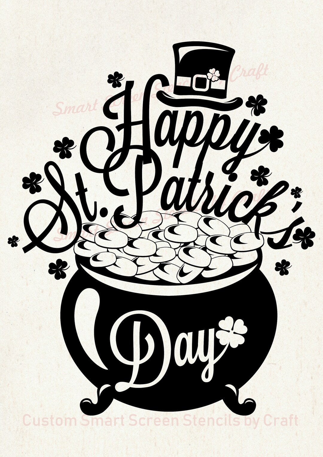 Pot of Gold Smart Screen Stencil by Craft St. Patrick'a