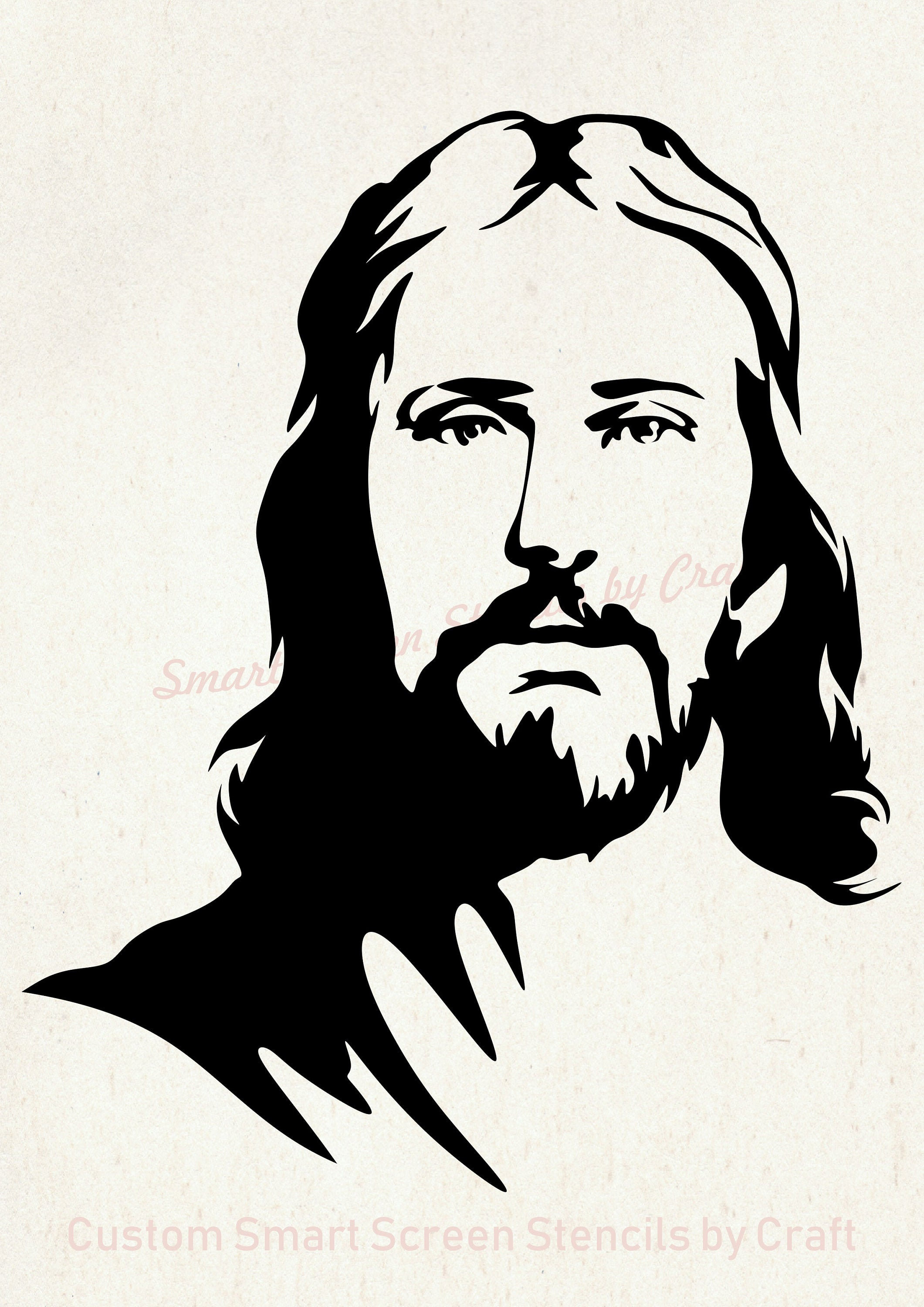 Decorating Supplies Baking 1 or 2 part Silkscreen Stencil Blessed with