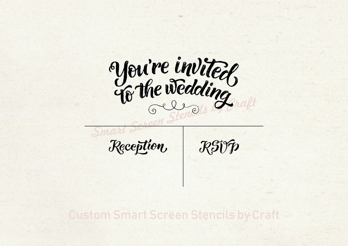 chalkboard-wedding-invitations-silkscreen-stencil-reusable-etsy