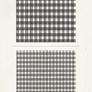 Motif de tissu de coton Stencil sérigraphie - réutilisable, auto-adhésif - toile, argile, verre, céramique, tissu, bois, métal, papier, argile polymère