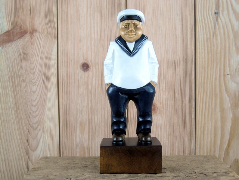 Seaman wood figurine